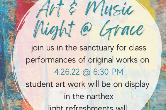 Art and Music Night Flyer