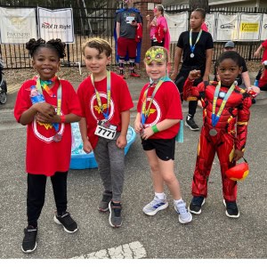 Elementary student superheroes