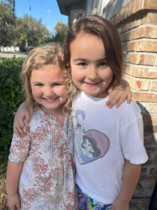 Two preschool friends
